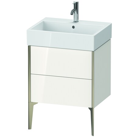 Duravit Xviu Floor Standing Vanity Unit White High Gloss XV45340B122